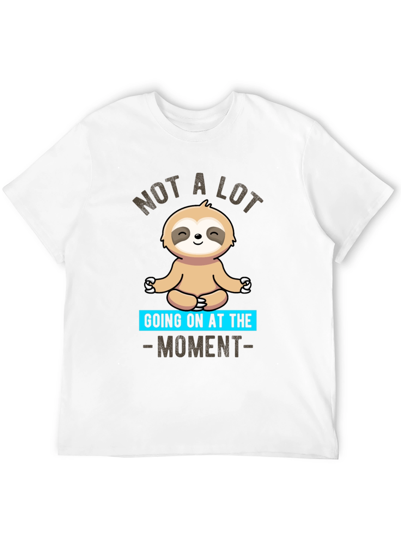 Relaxed Sloth Graphic T-Shirt - Comfy and Casual