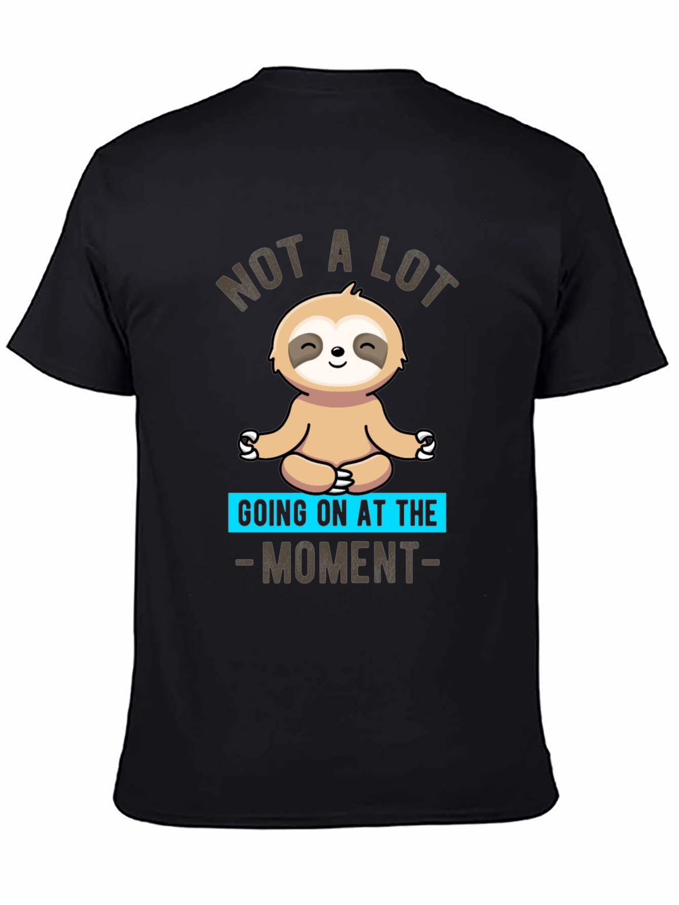 Relaxed Sloth Graphic T-Shirt - Comfy and Casual