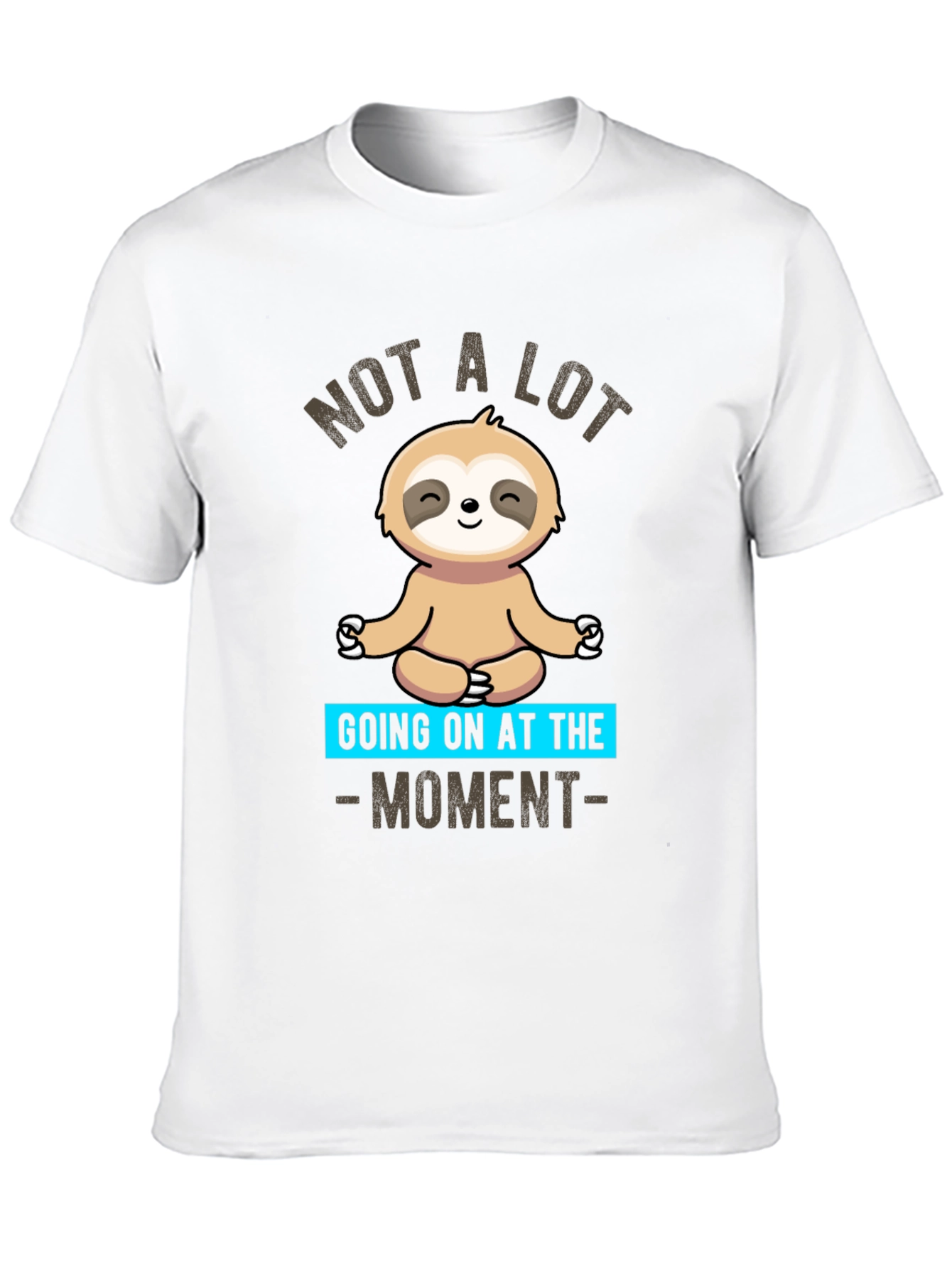 Relaxed Sloth Graphic T-Shirt - Comfy and Casual