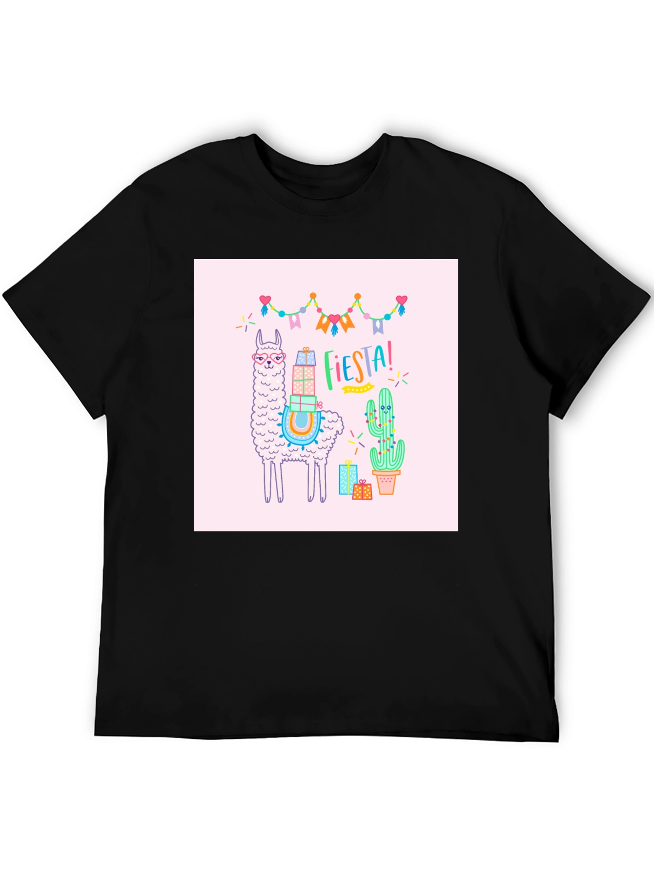 Fiesta Llama Graphic T-Shirt