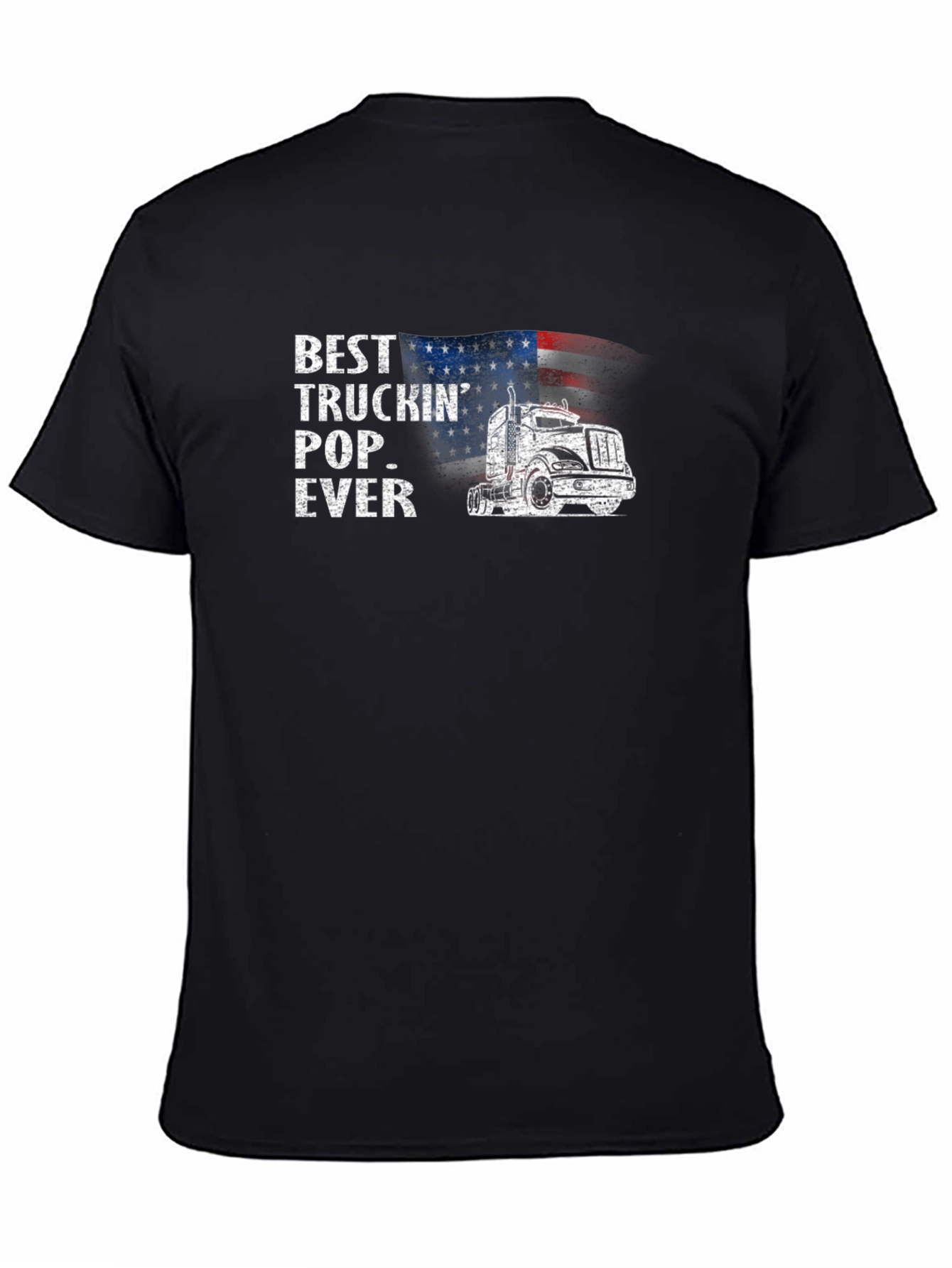 Best Truckin Pop Ever T-Shirt - American Trucker Tee