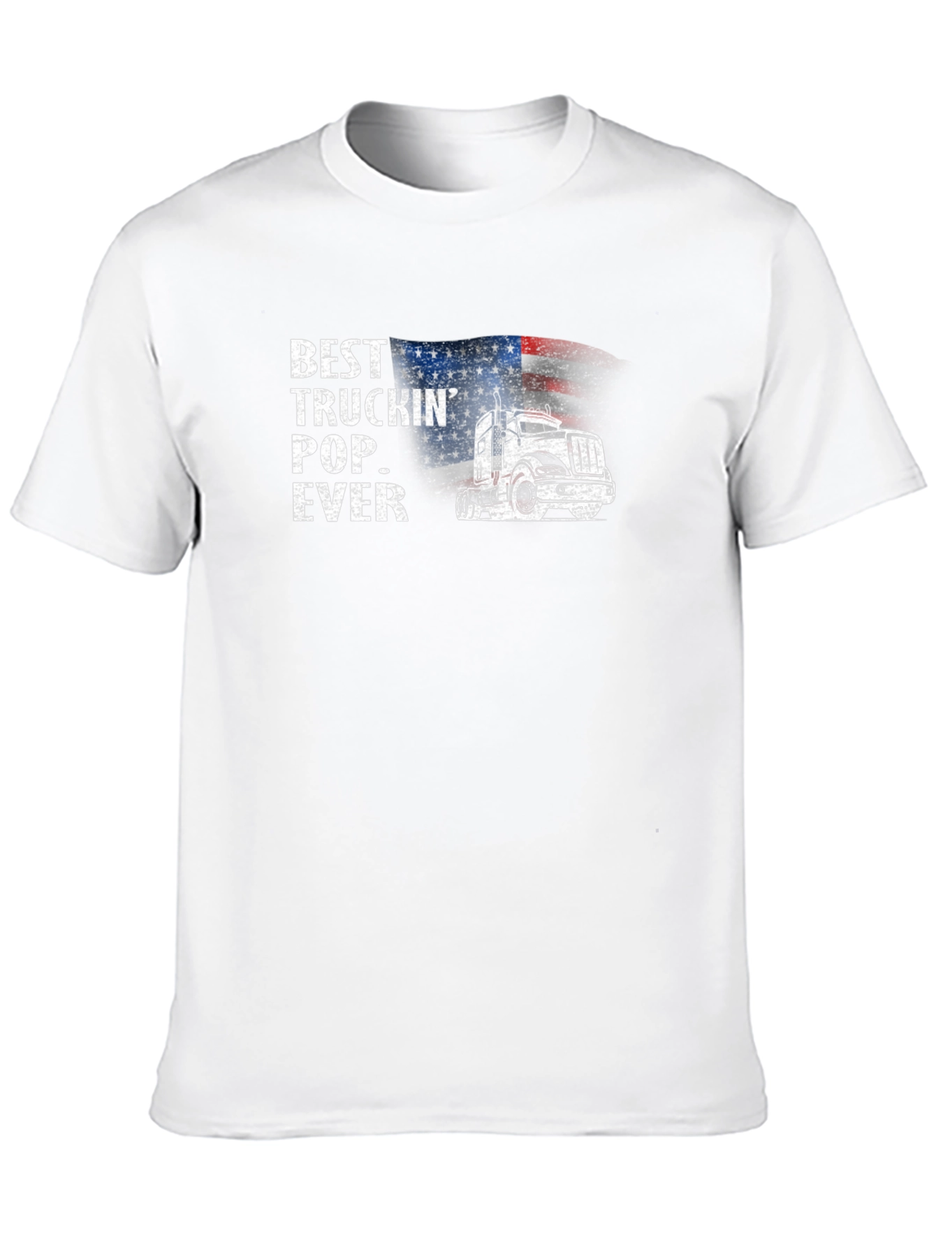 Best Truckin Pop Ever T-Shirt - American Trucker Tee