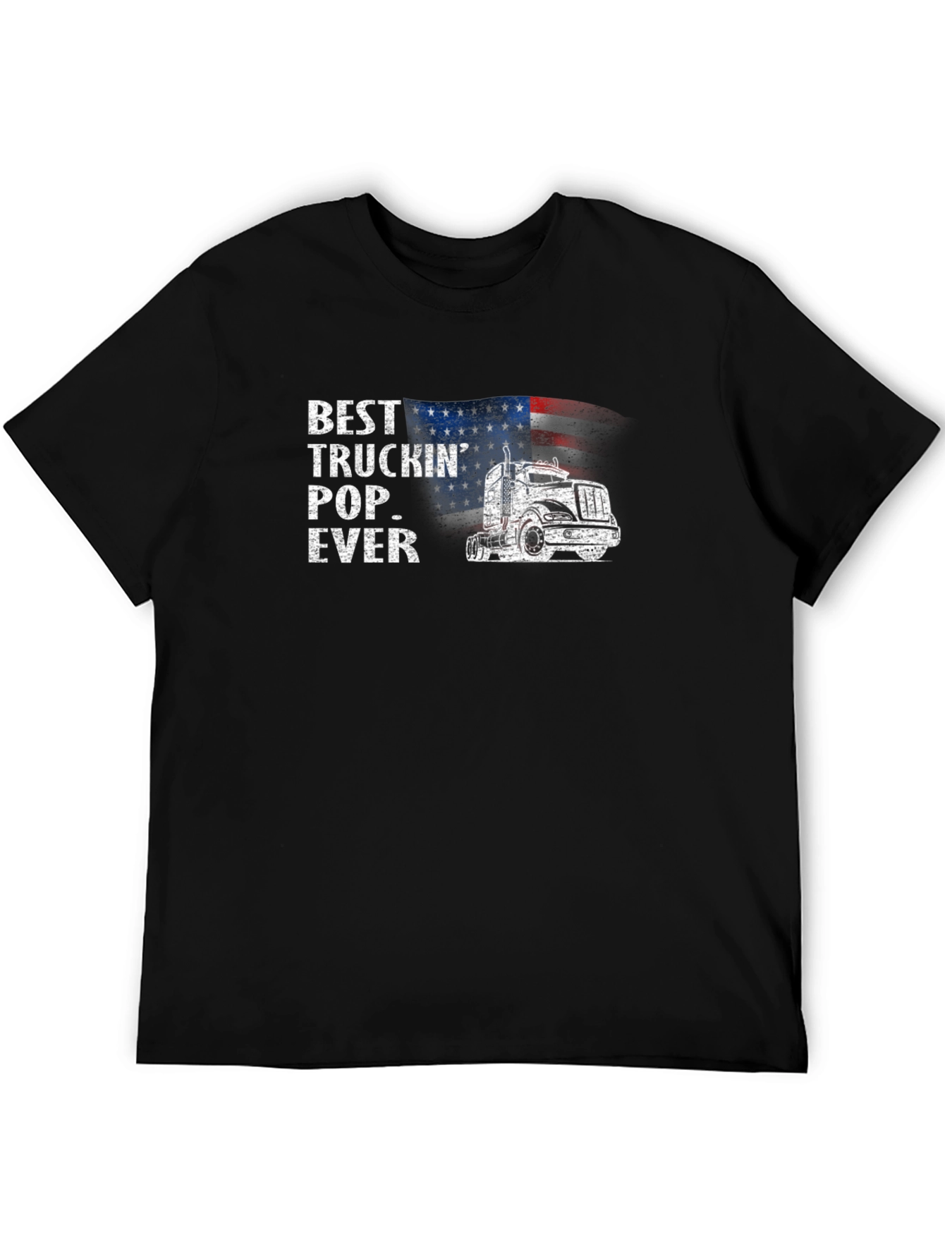 Best Truckin Pop Ever T-Shirt - American Trucker Tee