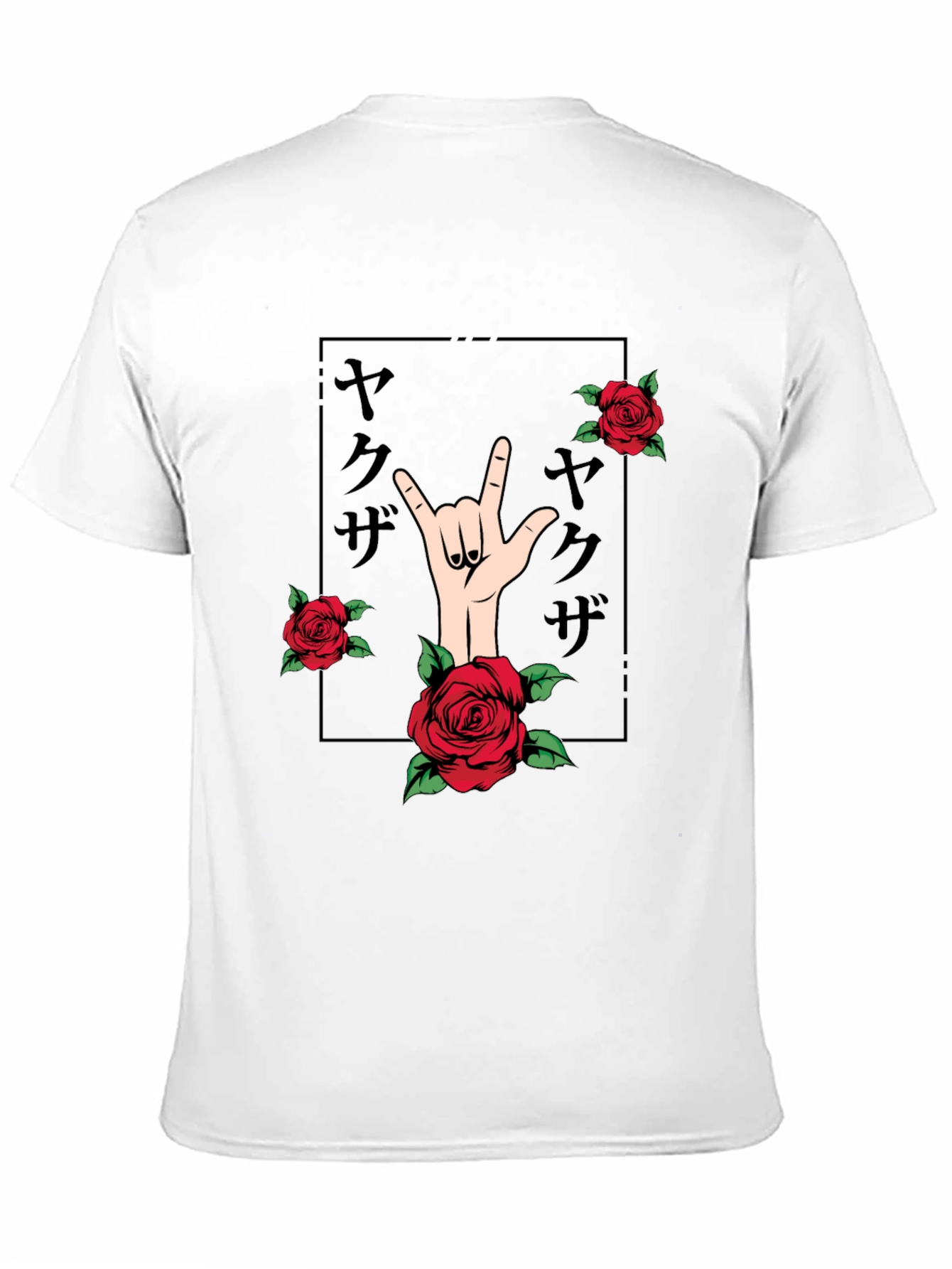 Rock On Roses Black Graphic Tee