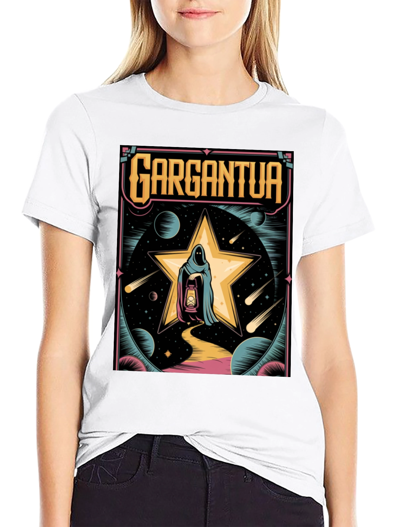 Gargantua Graphic T-Shirt - Retro Space Design