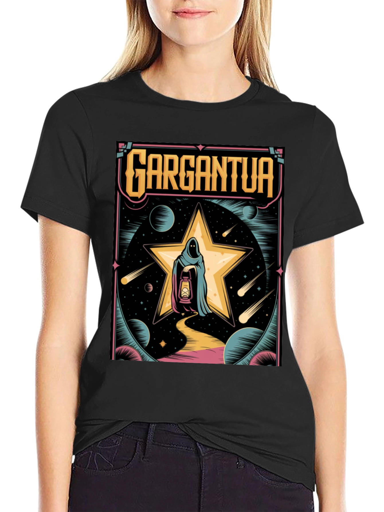 Gargantua Graphic T-Shirt - Retro Space Design