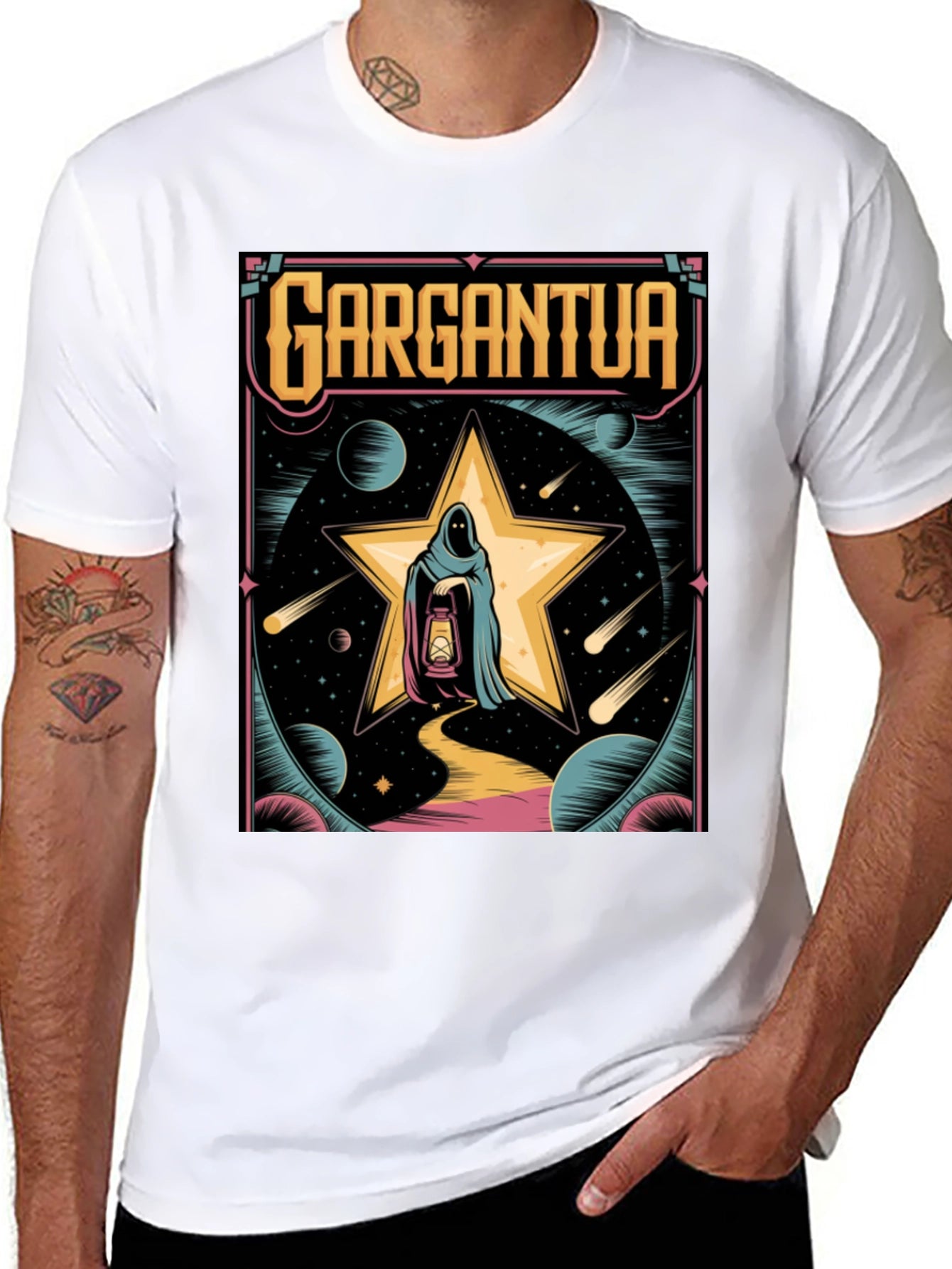 Gargantua Graphic T-Shirt - Retro Space Design
