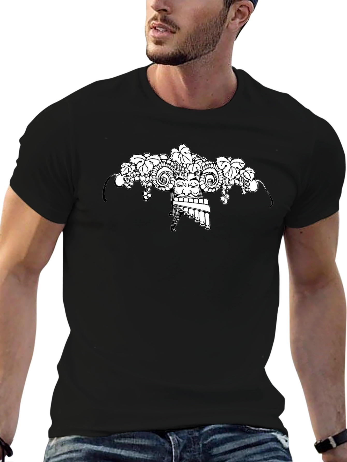 Pan Flute Player T-Shirt - Unique Graphic Tee
