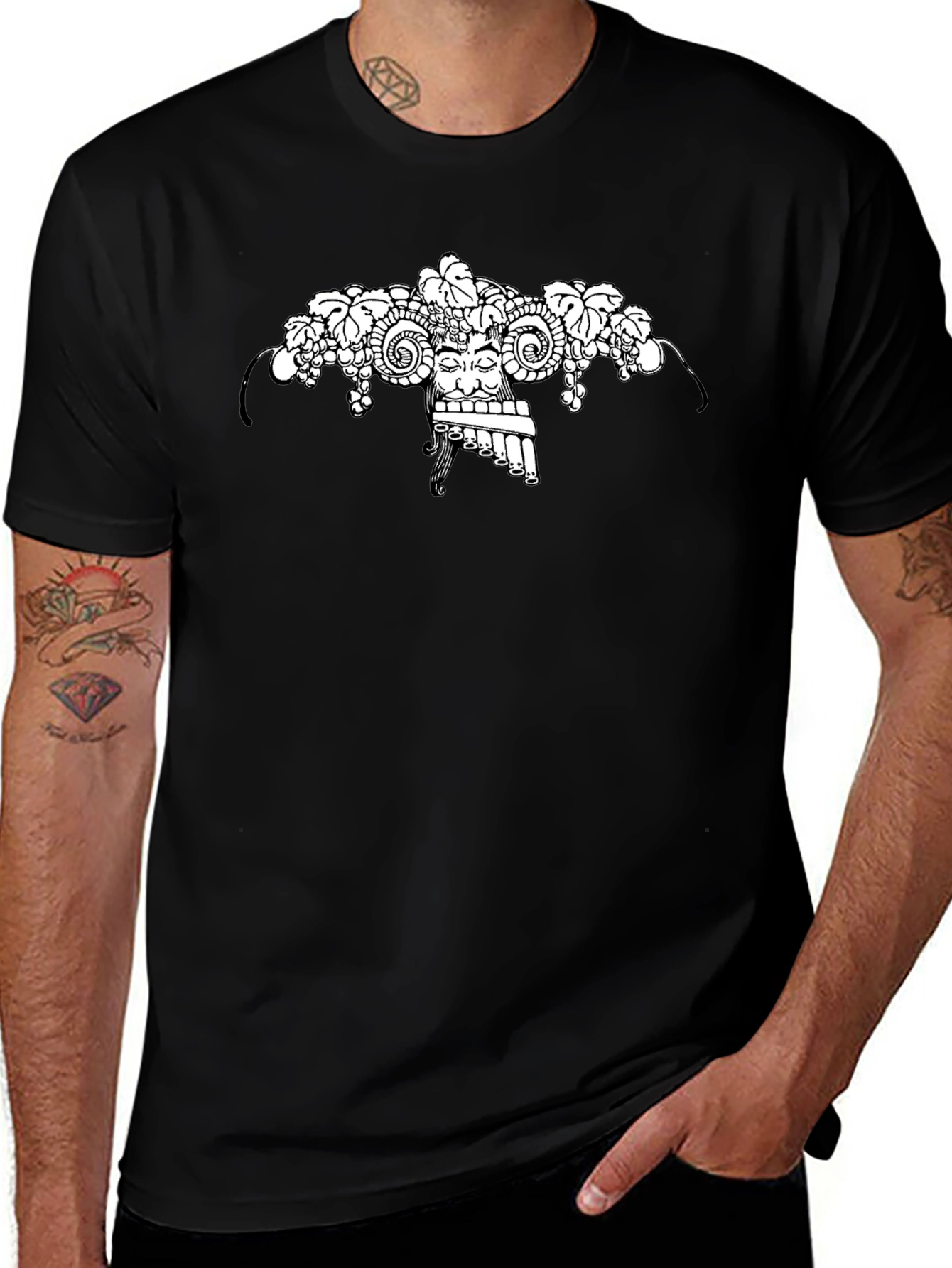 Pan Flute Player T-Shirt - Unique Graphic Tee