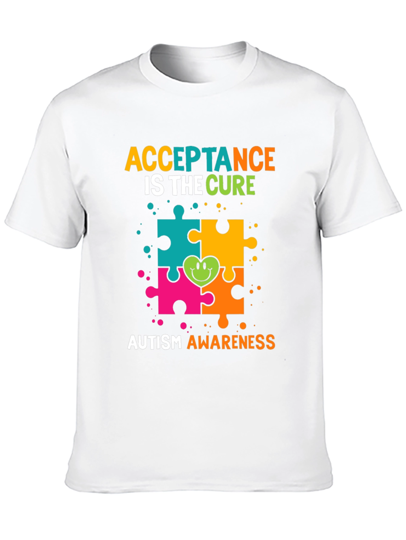 Autism Awareness T-Shirt - Acceptance Is The Cure