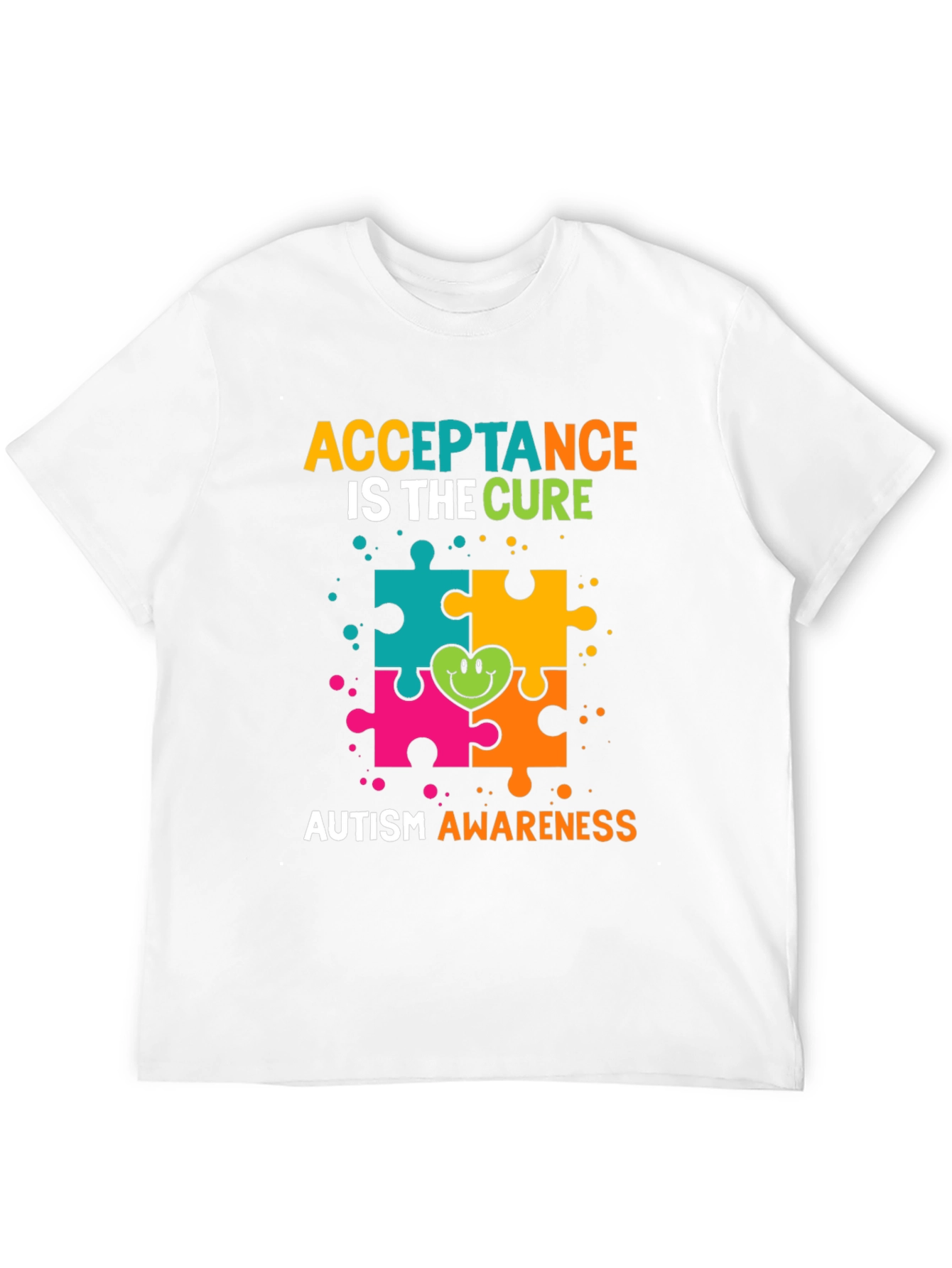 Autism Awareness T-Shirt - Acceptance Is The Cure