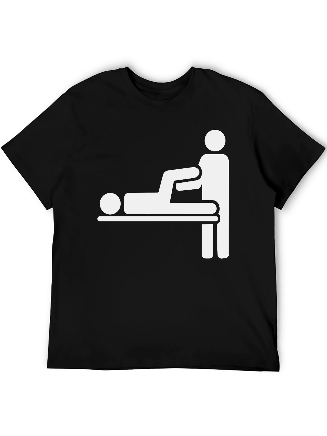 Funny Physiotherapy T-Shirt - Black Cotton Tee