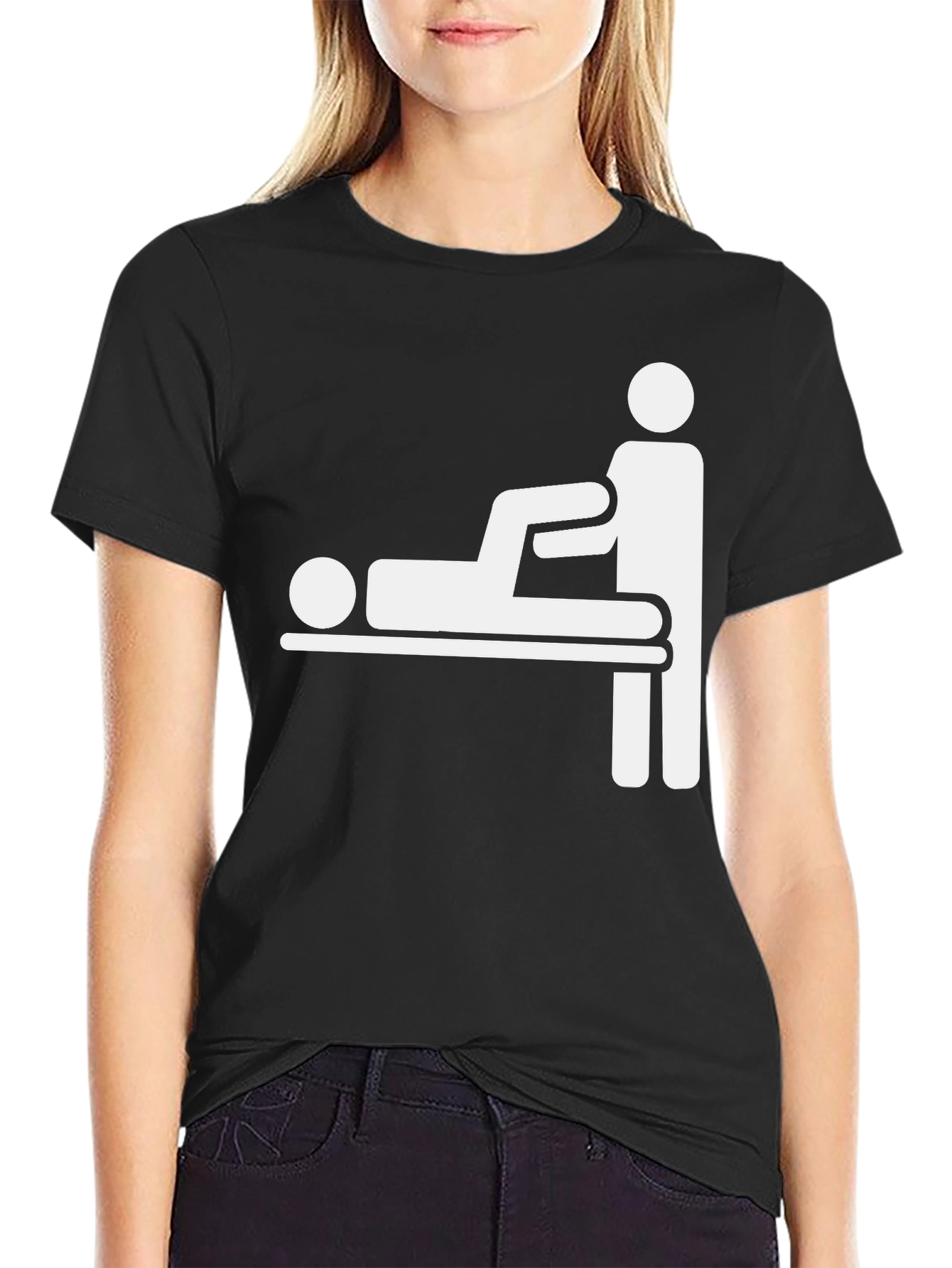 Funny Physiotherapy T-Shirt - Black Cotton Tee