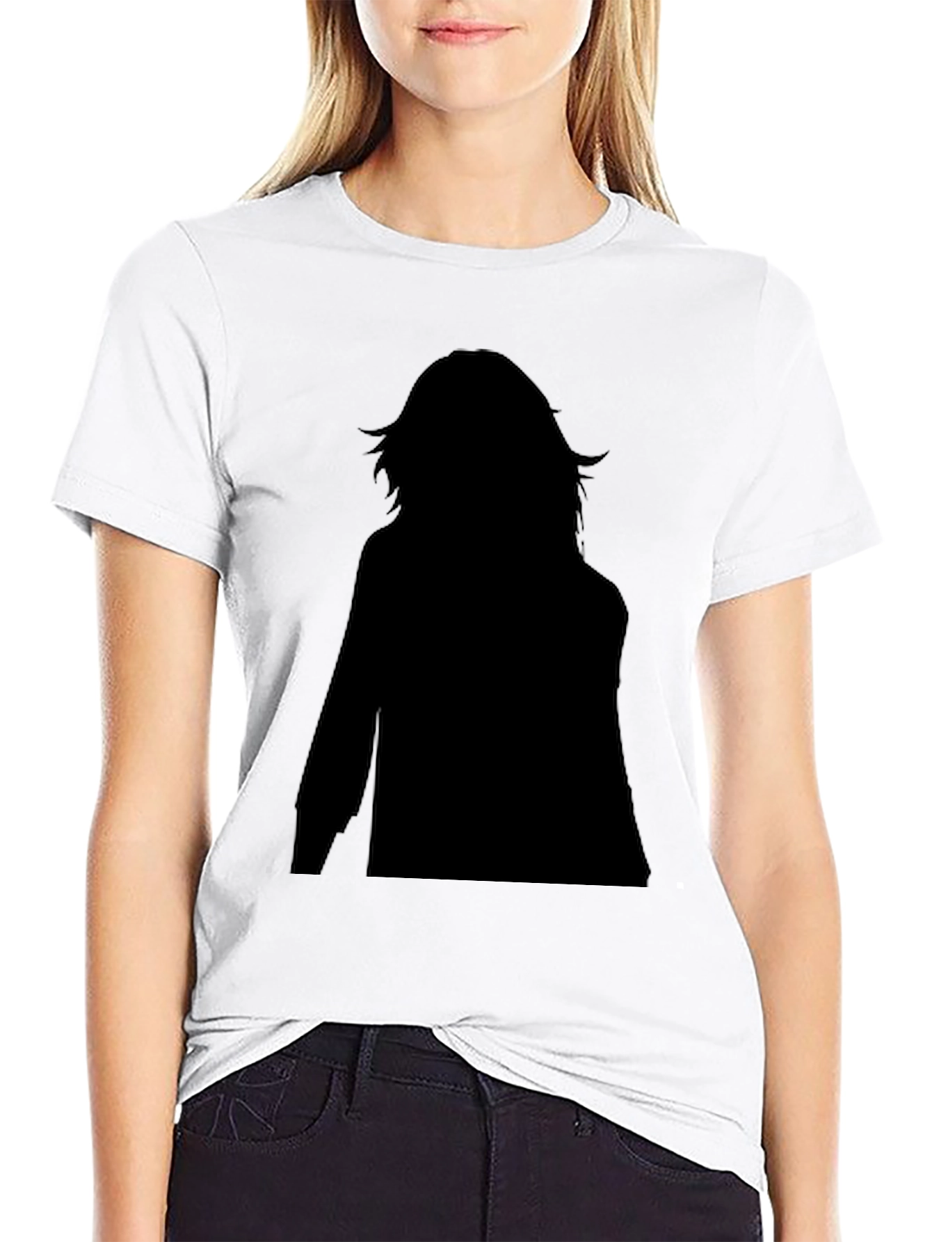 Black Silhouette Graphic Tee