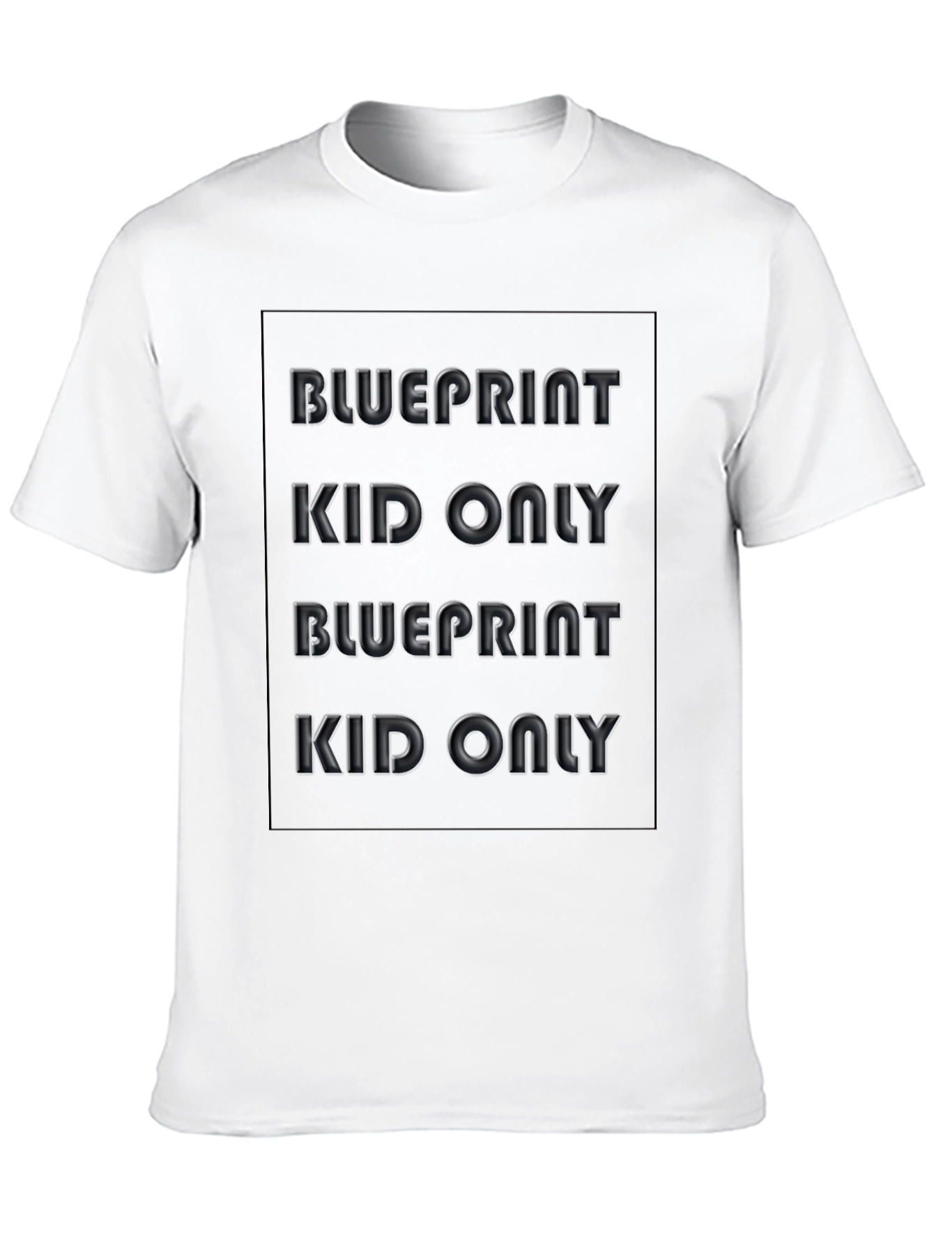 Blueprint Kid Only Black Graphic T-Shirt