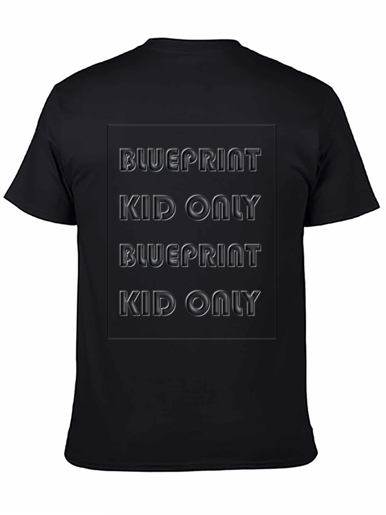 Blueprint Kid Only Black Graphic T-Shirt