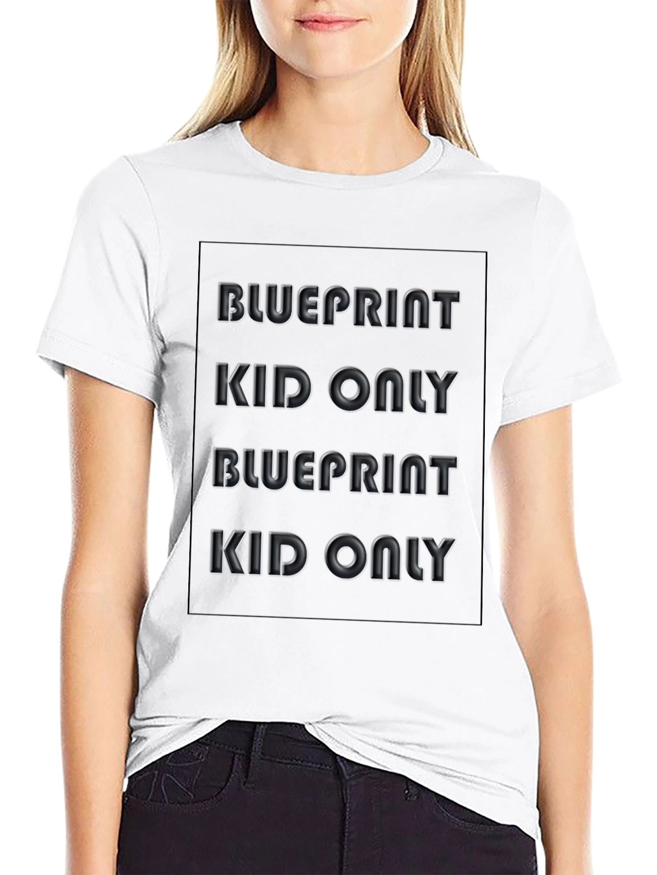 Blueprint Kid Only Black Graphic T-Shirt