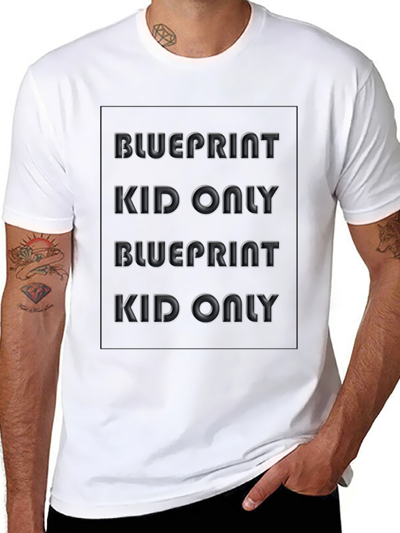 Blueprint Kid Only Black Graphic T-Shirt