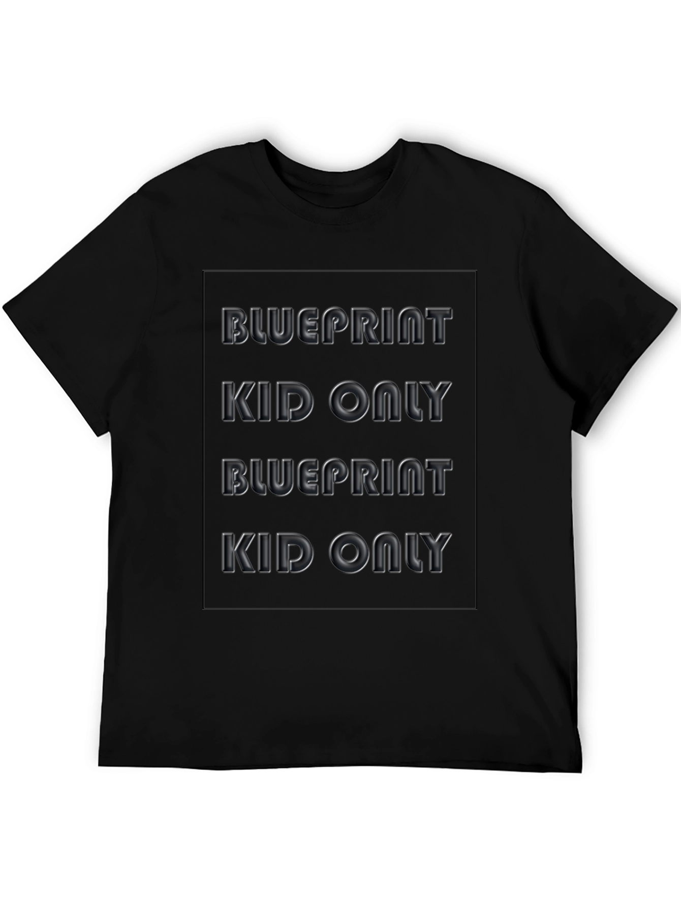 Blueprint Kid Only Black Graphic T-Shirt