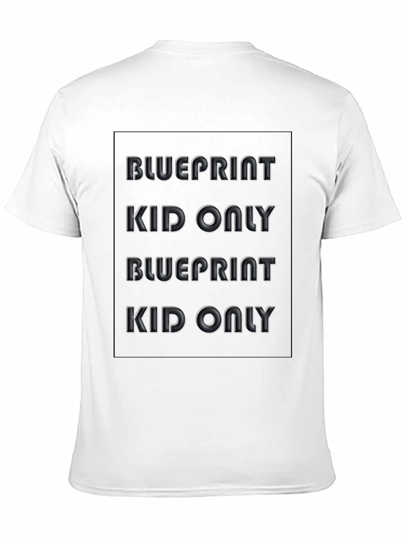 Blueprint Kid Only Black Graphic T-Shirt