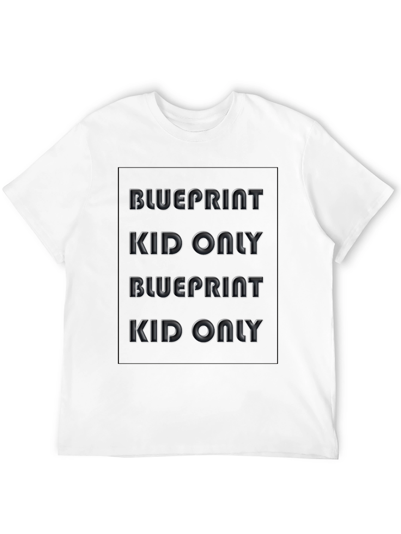Blueprint Kid Only Black Graphic T-Shirt