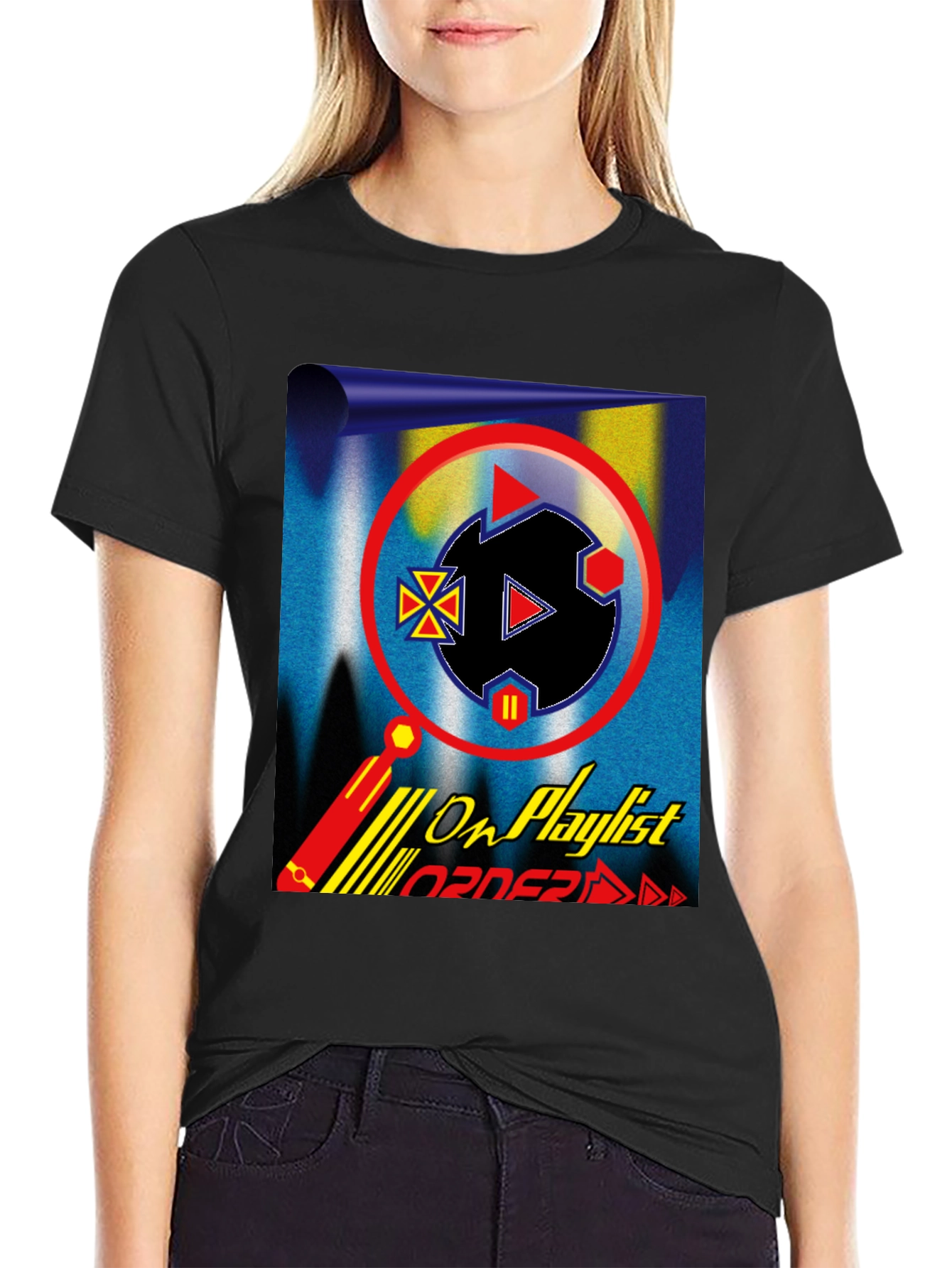 On Playlist Graphic T-Shirt