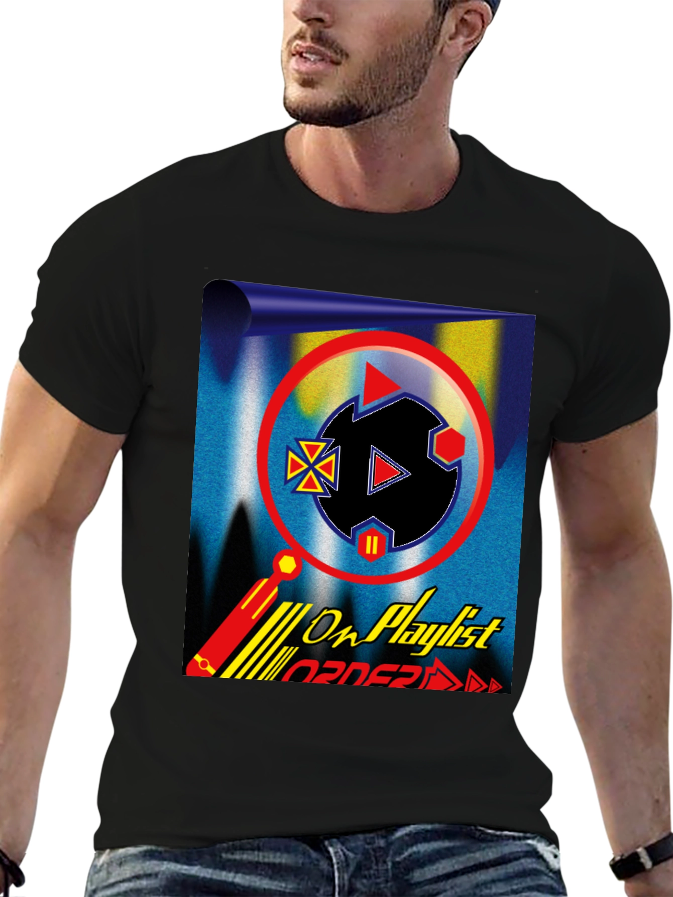 On Playlist Graphic T-Shirt