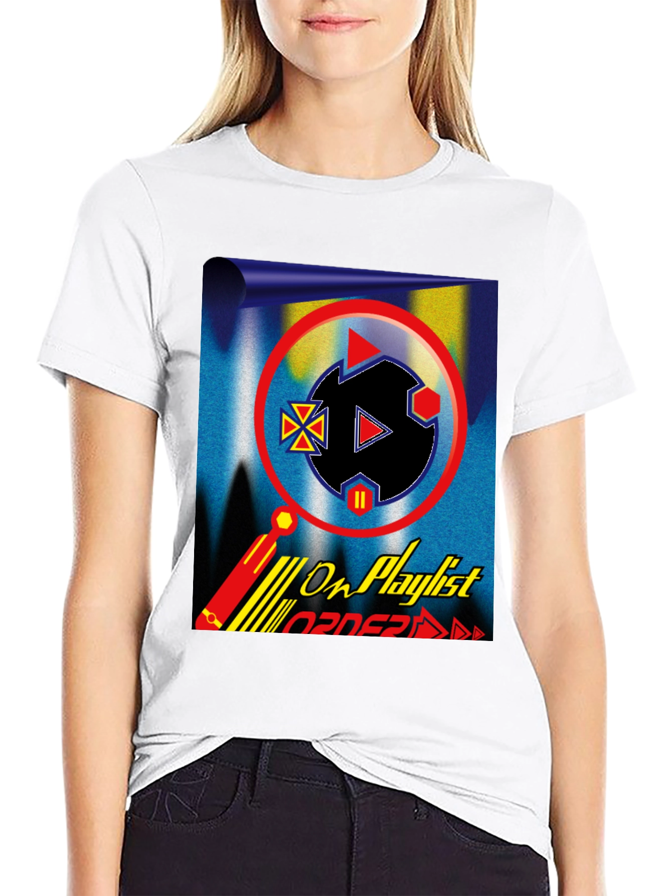 On Playlist Graphic T-Shirt