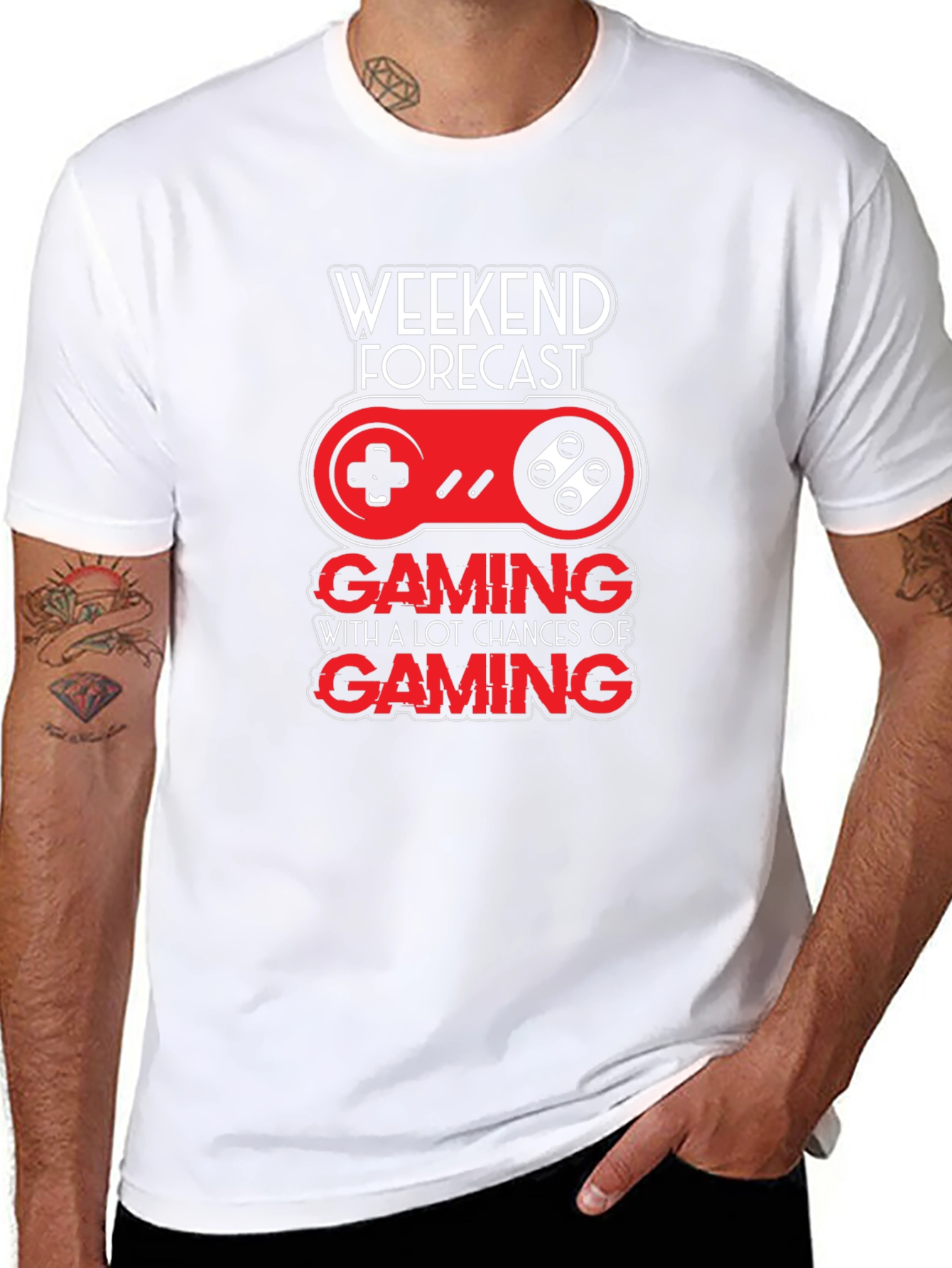 Weekend Forecast Gaming T-Shirt