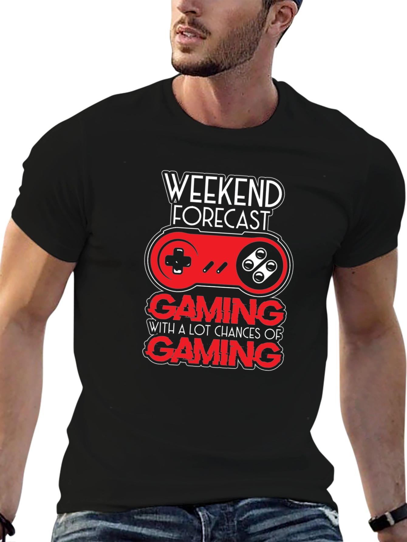 Weekend Forecast Gaming T-Shirt