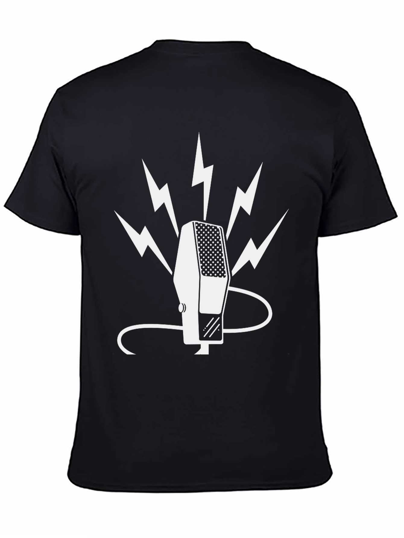 Retro Microphone Graphic Tee