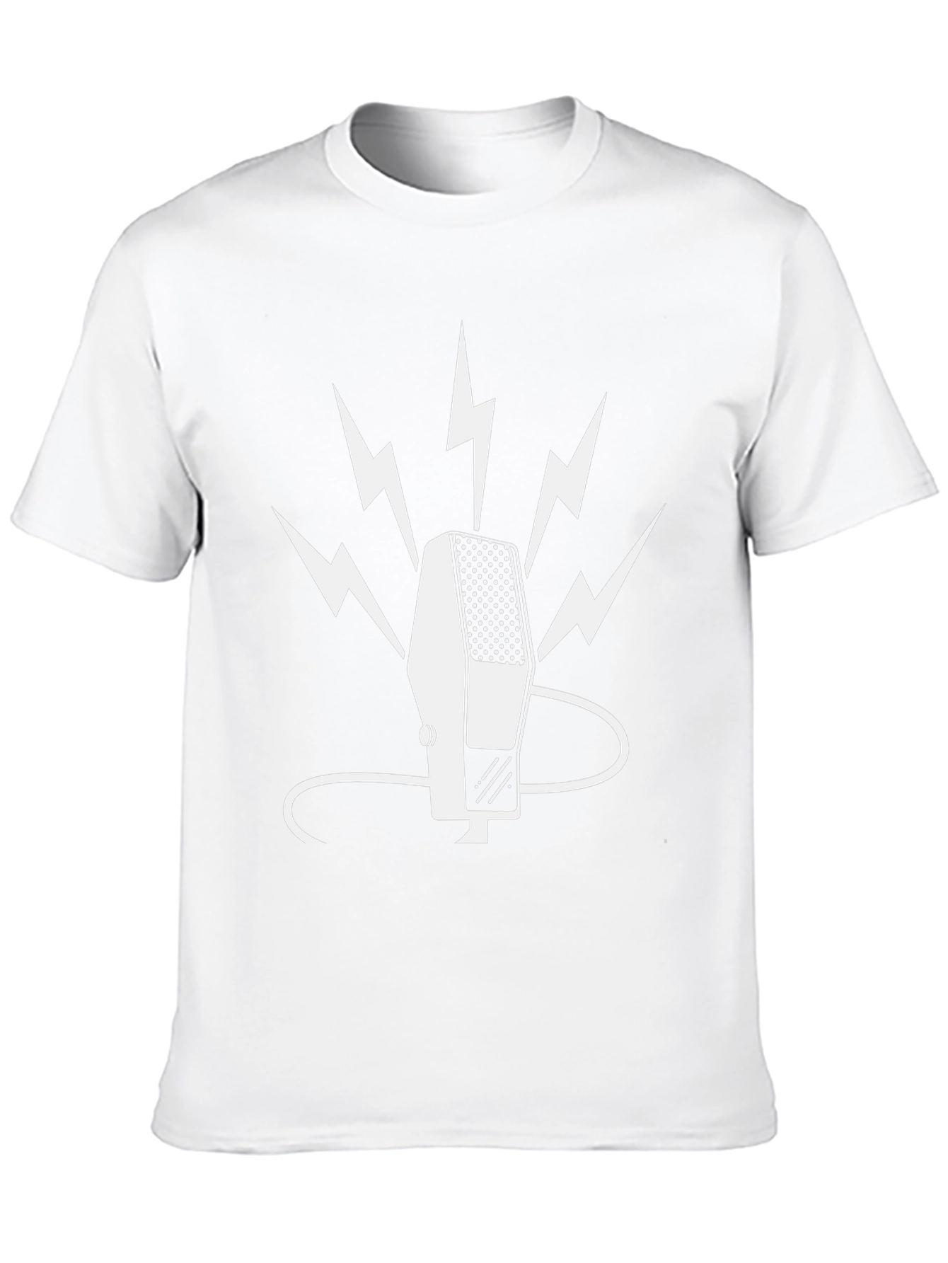 Retro Microphone Graphic Tee