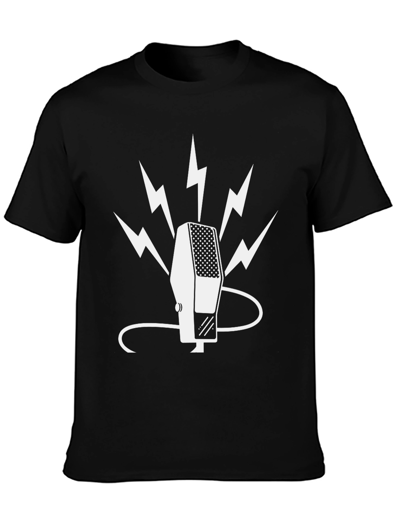 Retro Microphone Graphic Tee