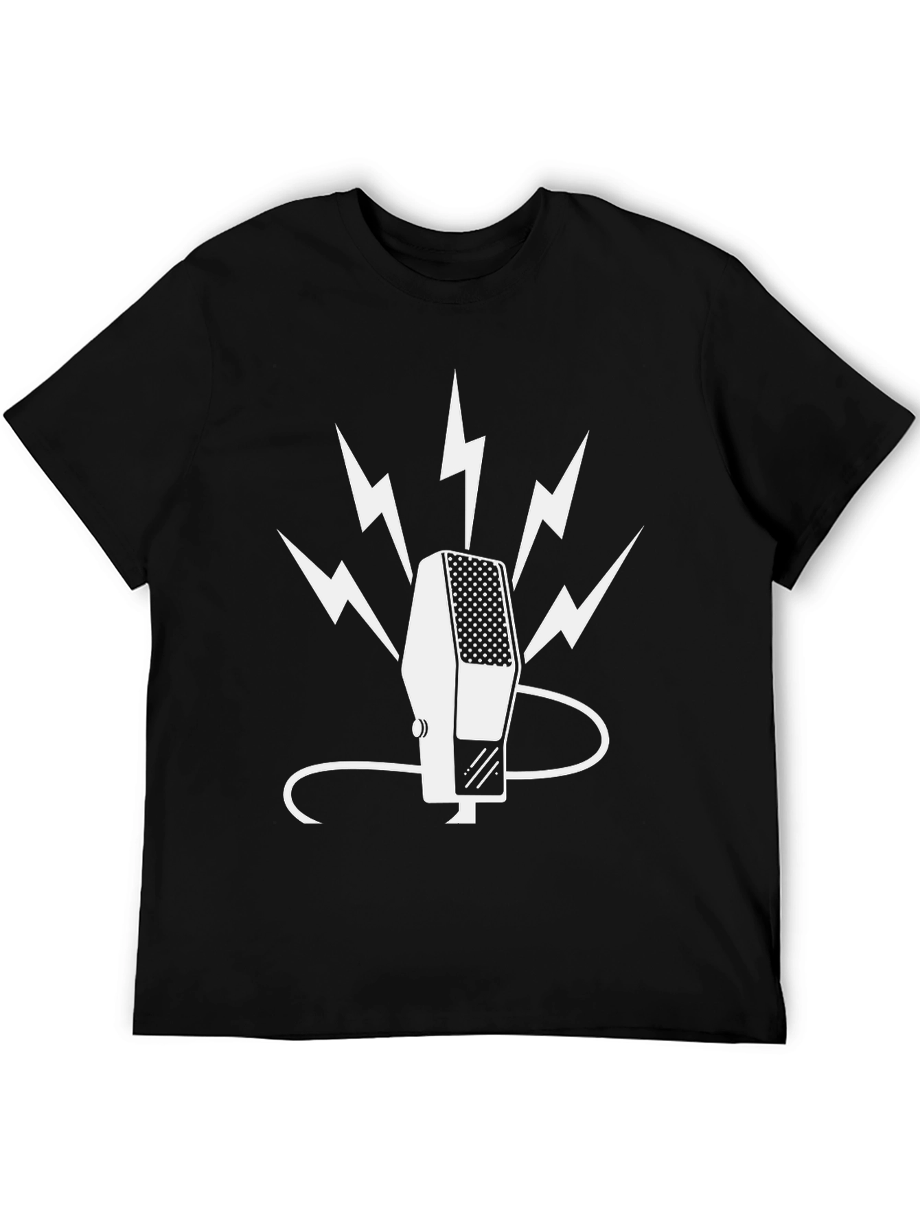 Retro Microphone Graphic Tee