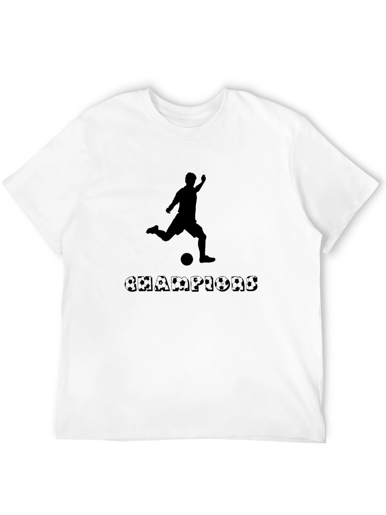 Champions Soccer T-Shirt - Black