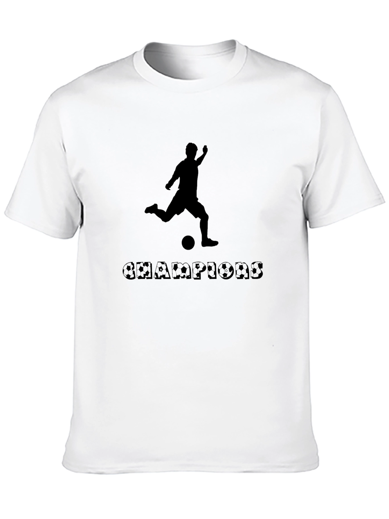 Champions Soccer T-Shirt - Black