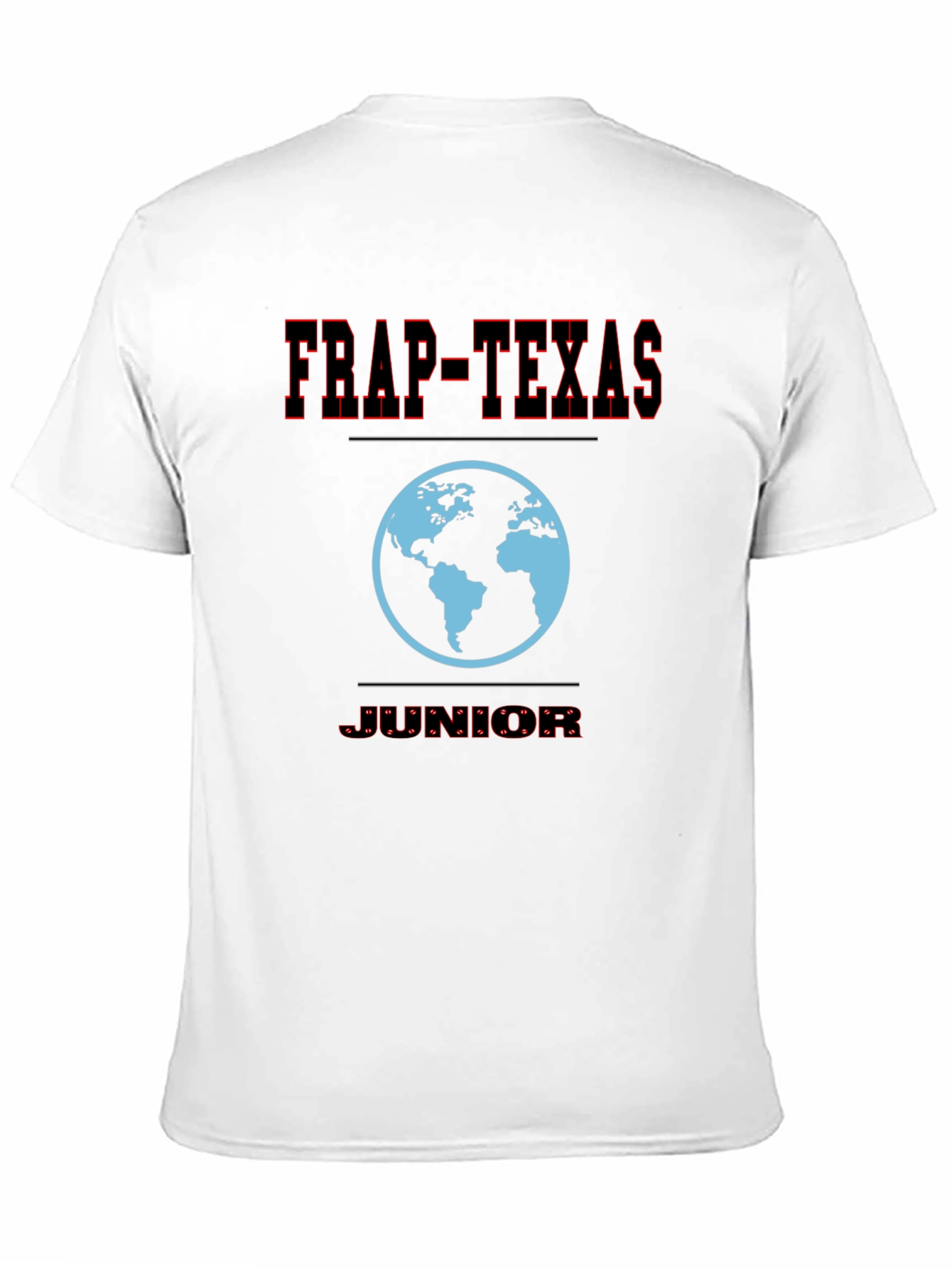 FRAP-TEXAS Junior Globe Graphic Print T-Shirt