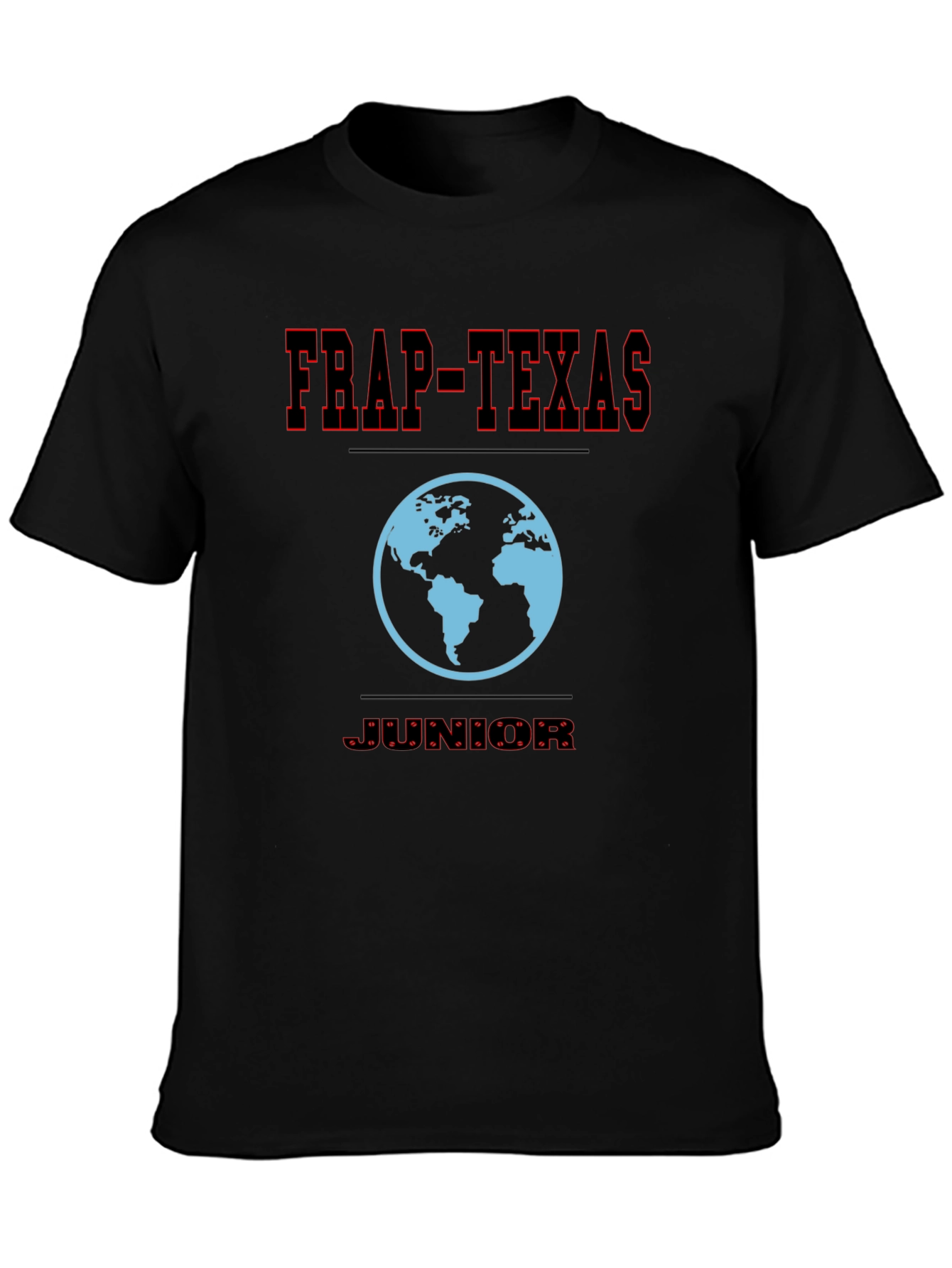 FRAP-TEXAS Junior Globe Graphic Print T-Shirt
