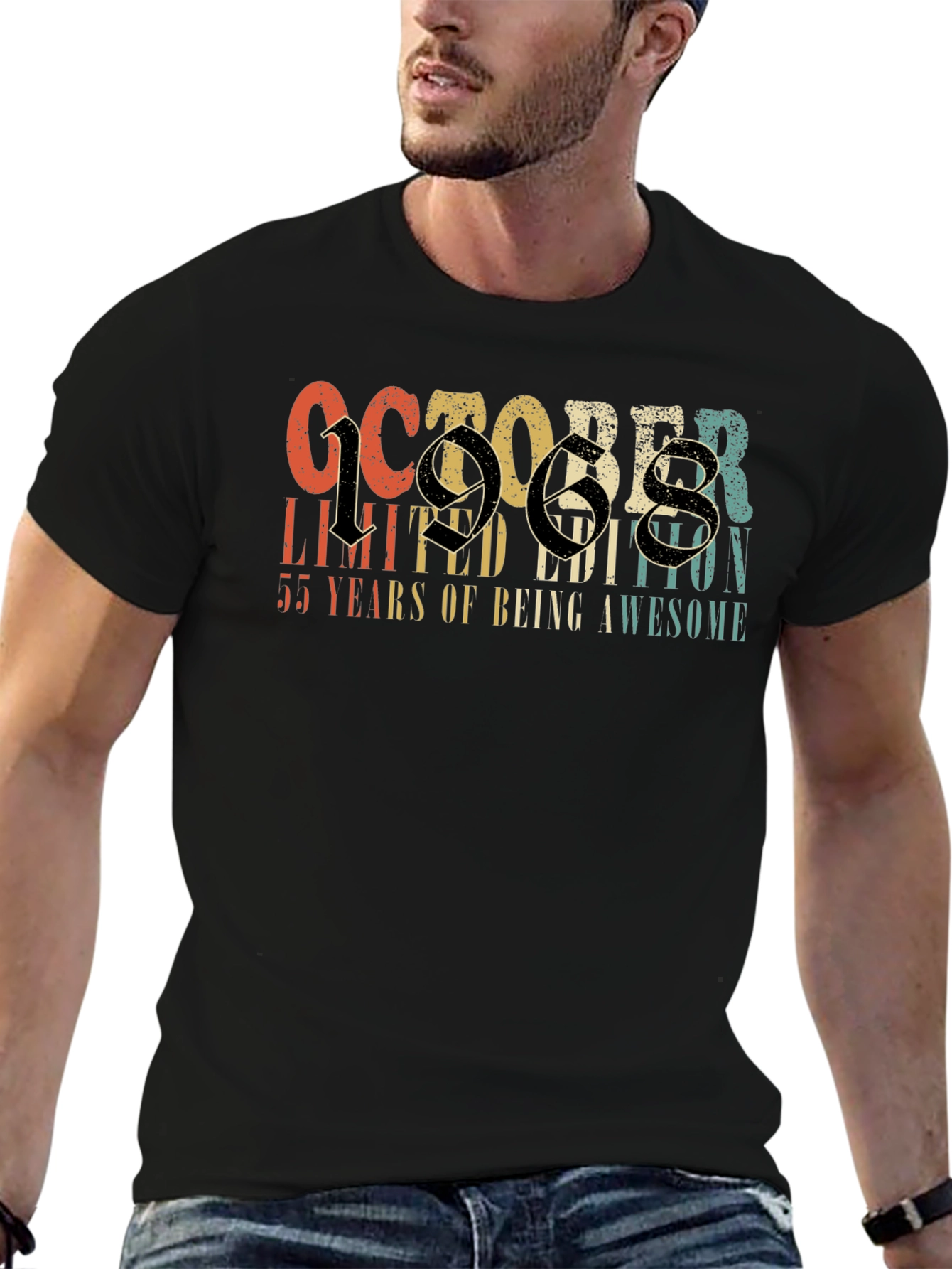 October 1968 Limited Edition Birthday T-Shirt
