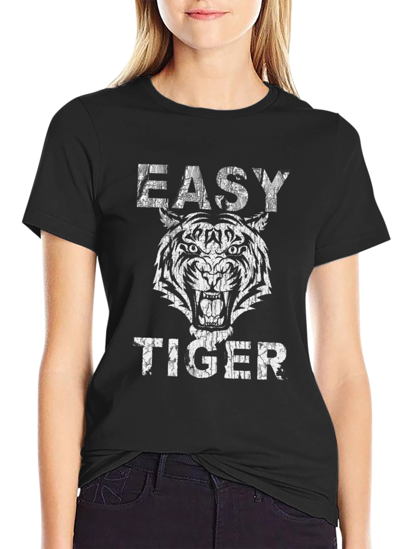 Easy Tiger Graphic Tee - Black