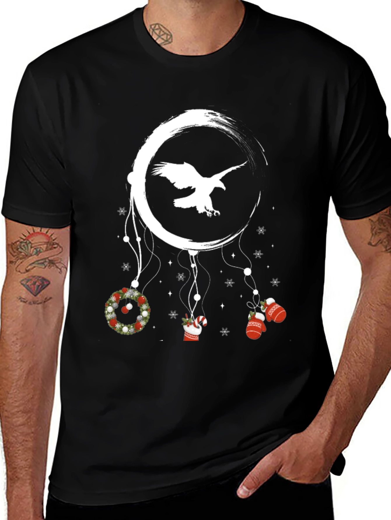 Eagle Dreamcatcher Christmas T-Shirt
