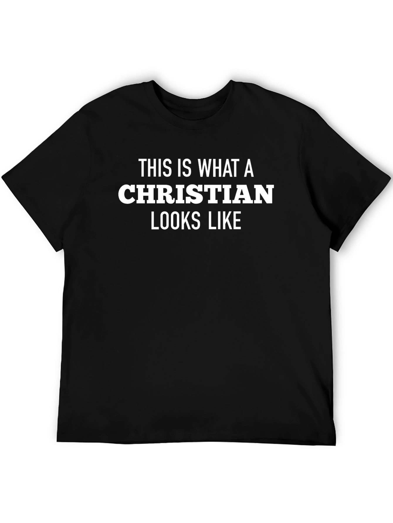 Christian Looks Like Black T-Shirt