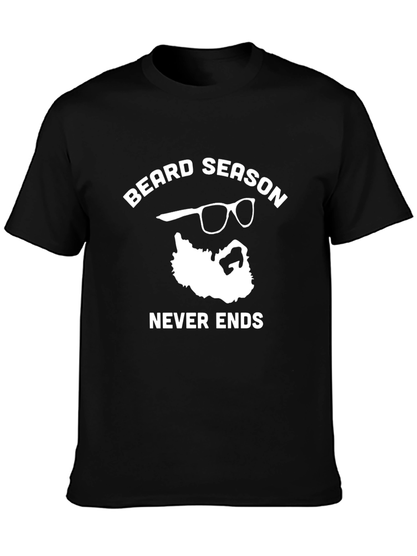 Beard Season Never Ends Graphic Tee