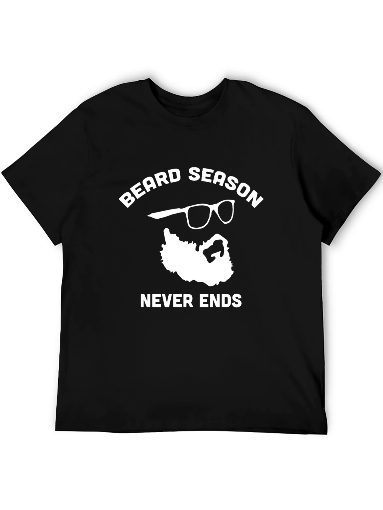 Beard Season Never Ends Graphic Tee