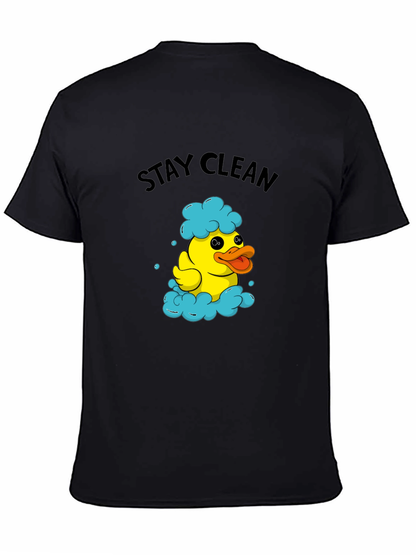 Stay Clean Duck T-Shirt - Novelty Graphic Tee