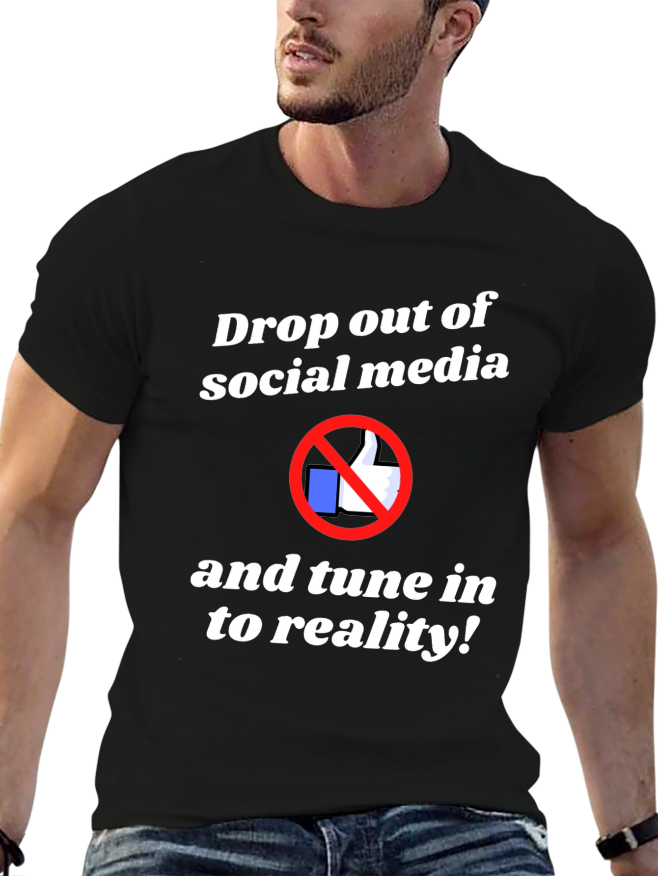 Drop Out T-Shirt: Anti-Social Media Tee