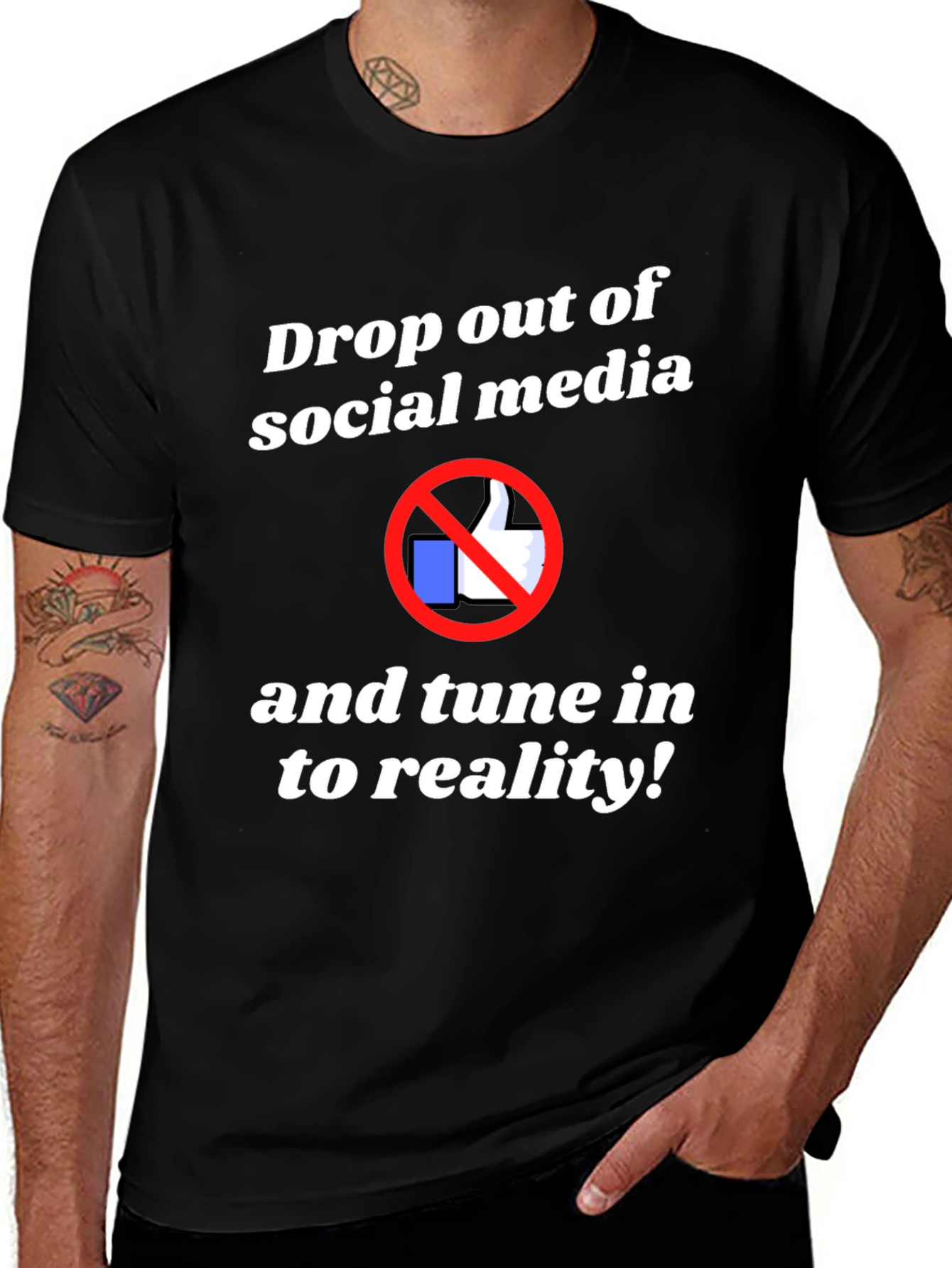 Drop Out T-Shirt: Anti-Social Media Tee