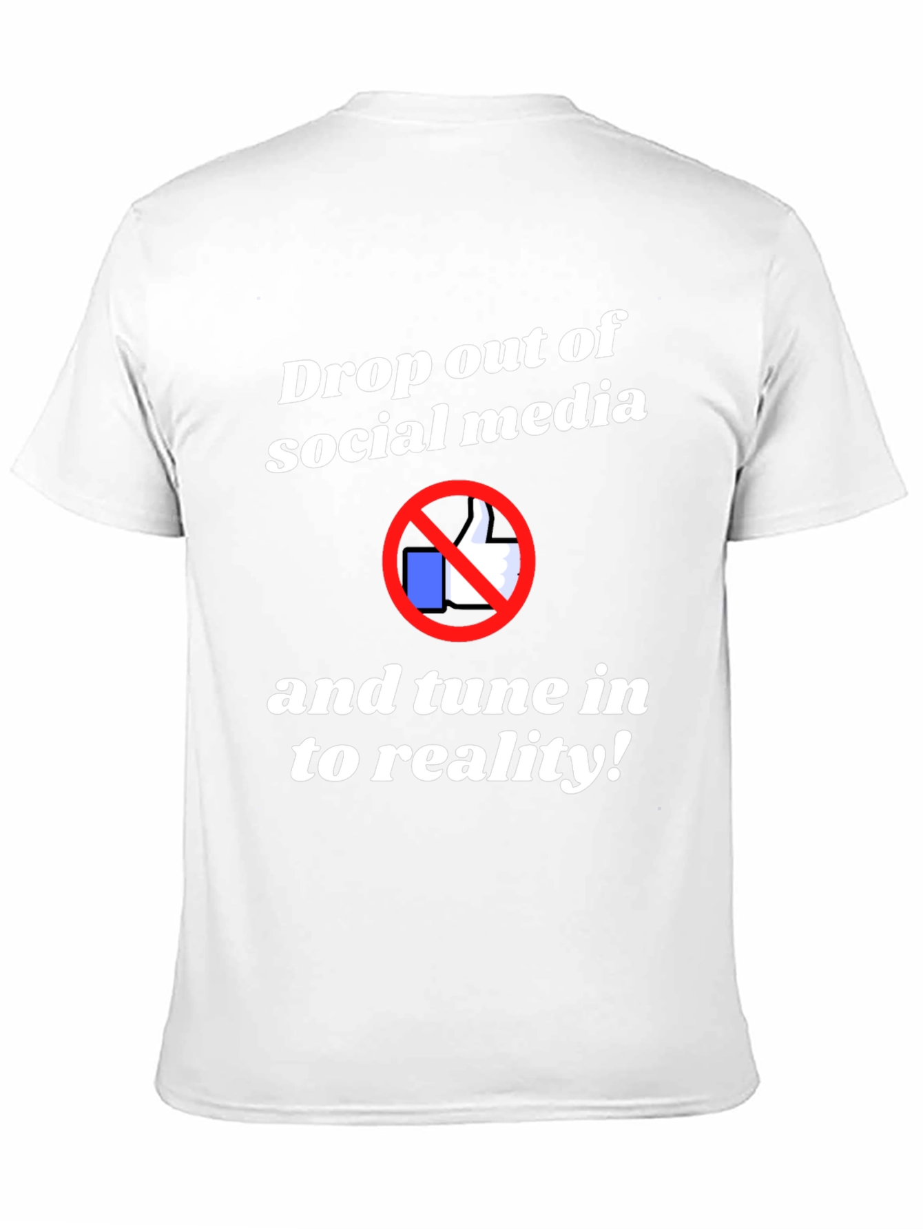 Drop Out T-Shirt: Anti-Social Media Tee