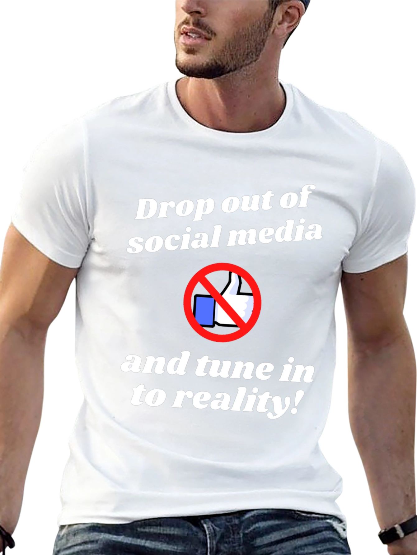 Drop Out T-Shirt: Anti-Social Media Tee