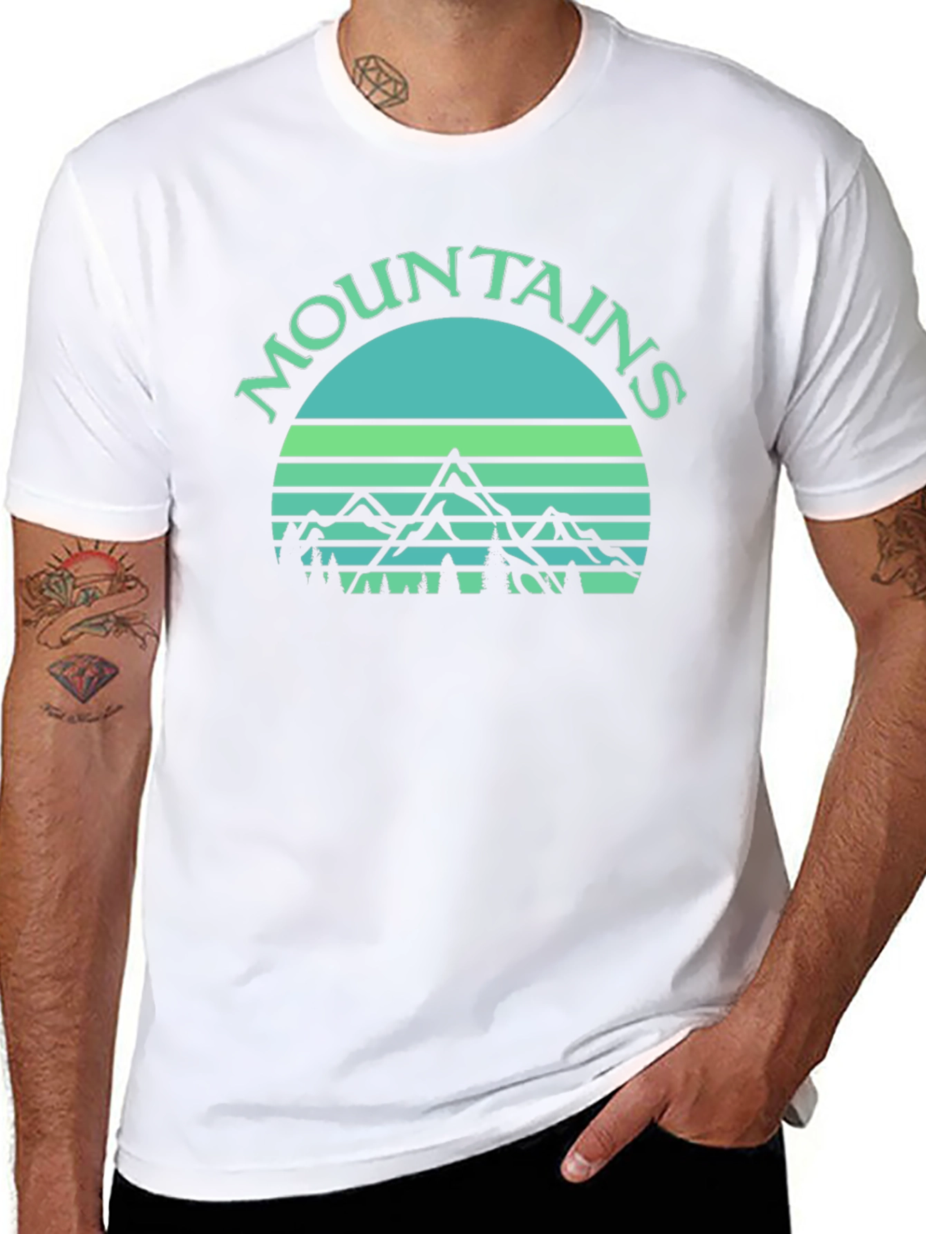Mountains Graphic T-Shirt - Nature Inspired Tee